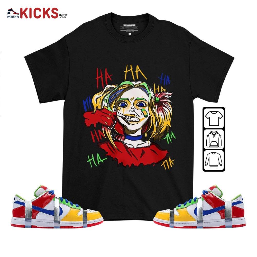 Harley Quinm Sneaker Shirt Match SB Dunk Low eBay, SB Dunk Low Sandy MKO T-Shirt