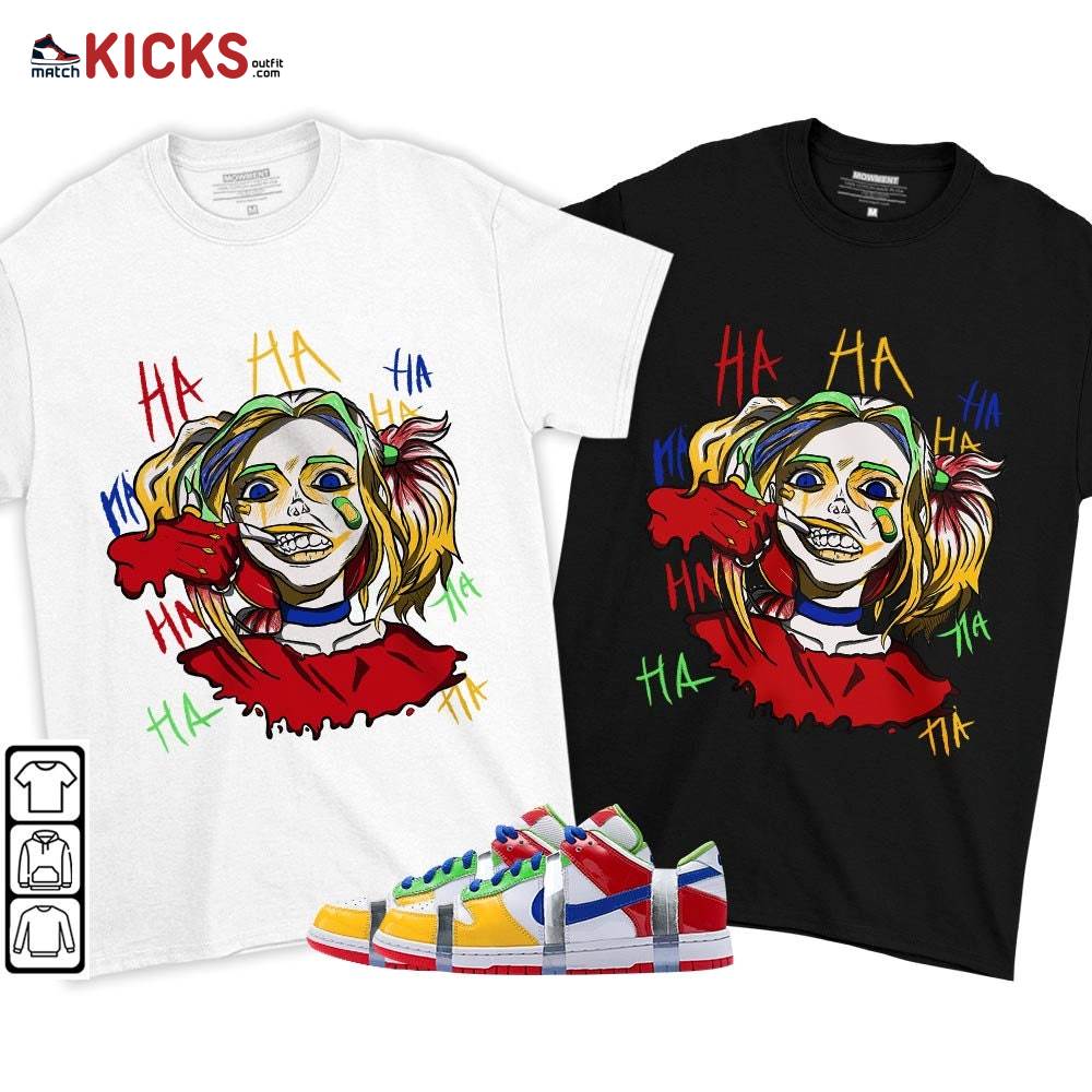 Harley Quinm Sneaker Shirt Match SB Dunk Low eBay, SB Dunk Low Sandy MKO T-Shirt