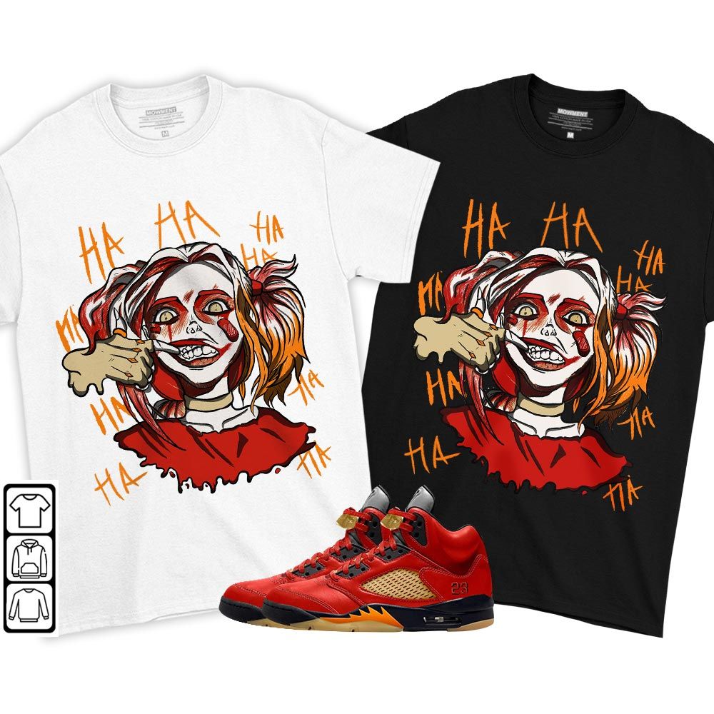 Harley Quinn Sneaker Shirt Match 5 Dunk On Mars, Jordan 5 Mars For Her MKO T-Shirt Harley Quinn Sneaker Shirt Match 5 Dunk On Mars, Jordan 5 Mars For Her MKO T-Shirt