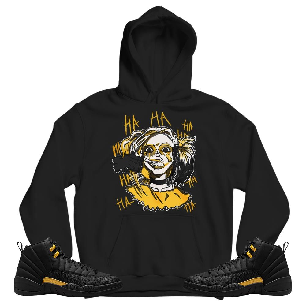 Harley Quinn Sneaker Shirt Match Black Taxi 12s, Jordan 12 Retro Black Taxi MKO T-Shirt