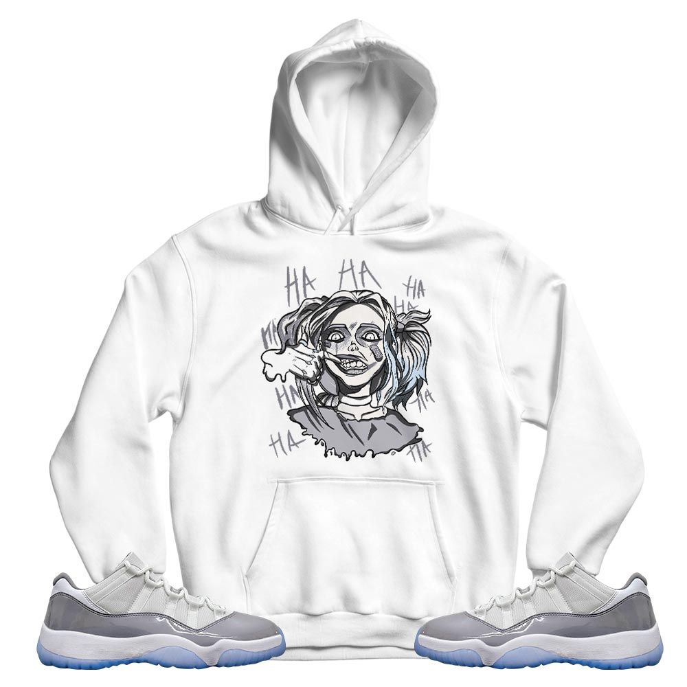Harley Quinn Sneaker Shirt Match Cement Grey 11s, Jordan 11 Low Cement Grey MKO T-Shirt Harley Quinn Sneaker Shirt Match Cement Grey 11s, Jordan 11 Low Cement Grey MKO T-Shirt