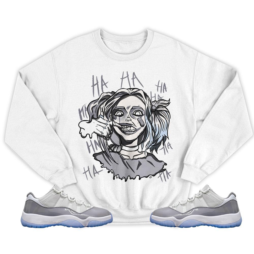 Harley Quinn Sneaker Shirt Match Cement Grey 11s, Jordan 11 Low Cement Grey MKO T-Shirt Harley Quinn Sneaker Shirt Match Cement Grey 11s, Jordan 11 Low Cement Grey MKO T-Shirt