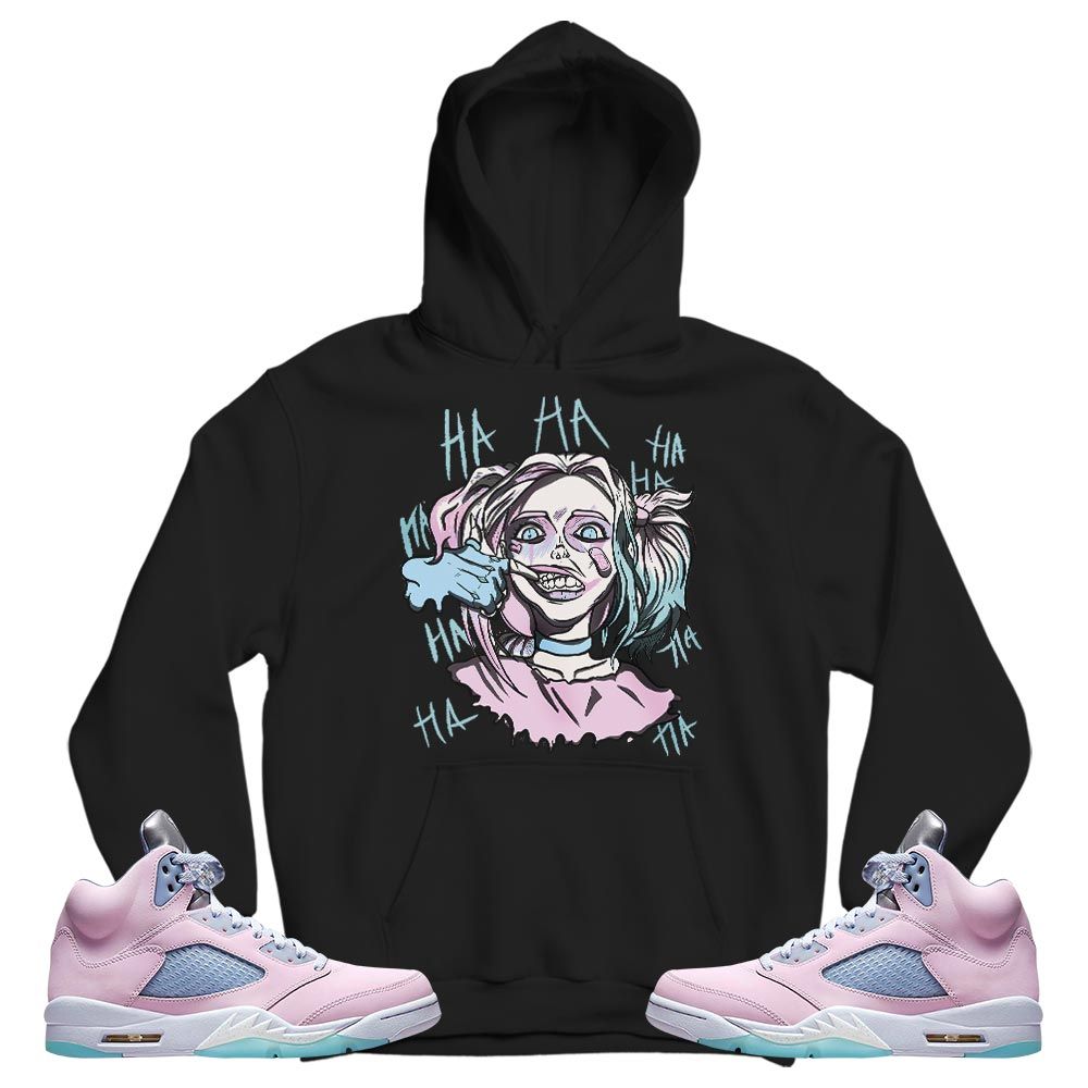 Harley Quinn Sneaker Shirt Match Easter 5s, Jordan 5 Retro Easter MKO T-Shirt