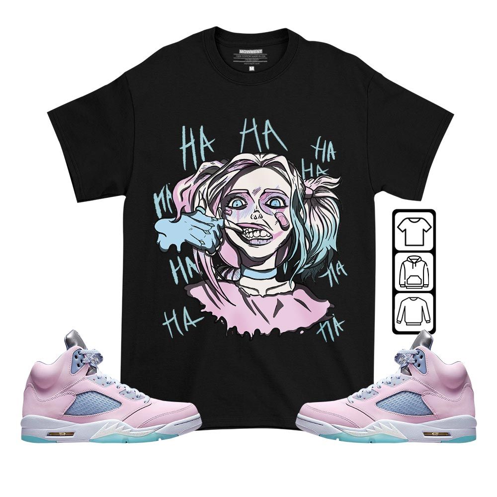 Harley Quinn Sneaker Shirt Match Easter 5s, Jordan 5 Retro Easter MKO T-Shirt Harley Quinn Sneaker Shirt Match Easter 5s, Jordan 5 Retro Easter MKO T-Shirt