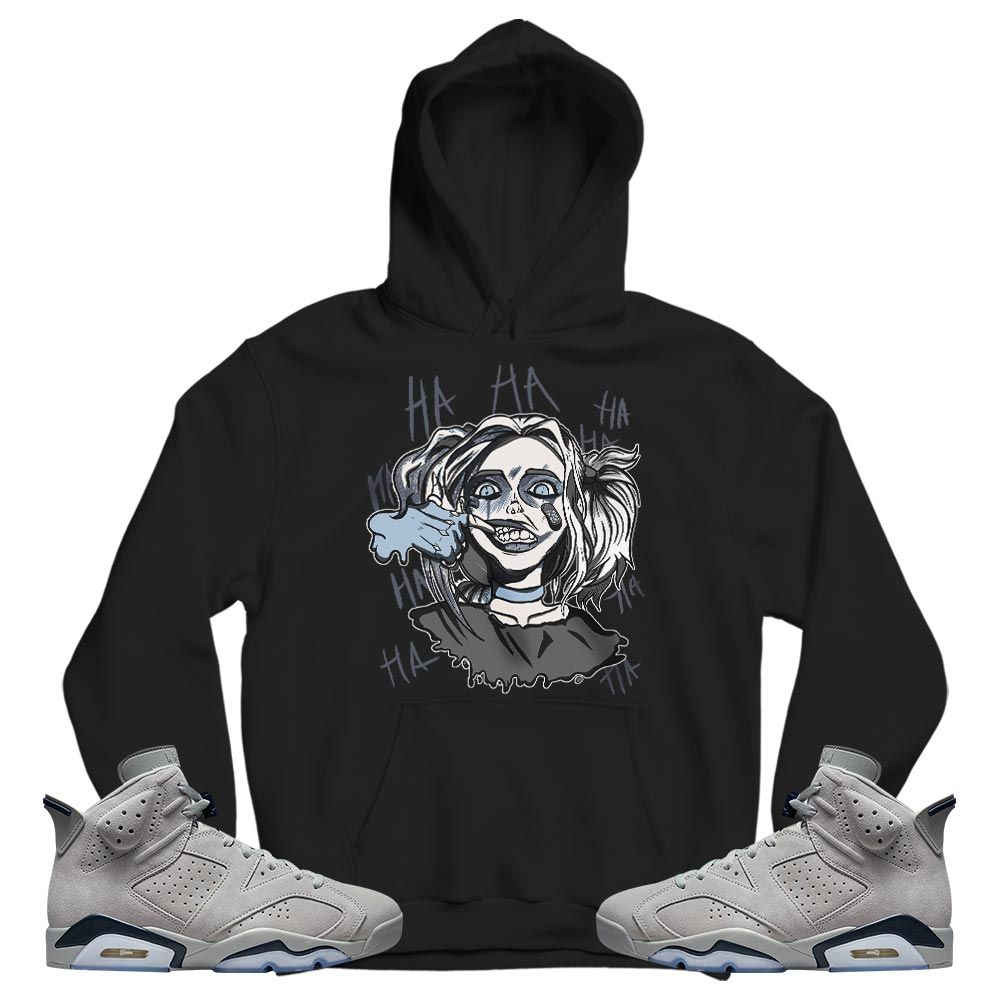 Harley Quinn Sneaker Shirt Match Georgetown 6s, Jordan 6 Retro Georgetown MKO T-Shirt