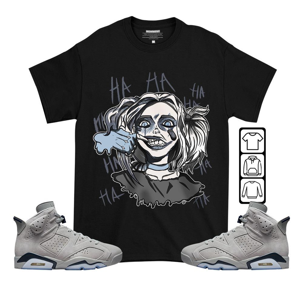 Harley Quinn Sneaker Shirt Match Georgetown 6s, Jordan 6 Retro Georgetown MKO T-Shirt Harley Quinn Sneaker Shirt Match Georgetown 6s, Jordan 6 Retro Georgetown MKO T-Shirt