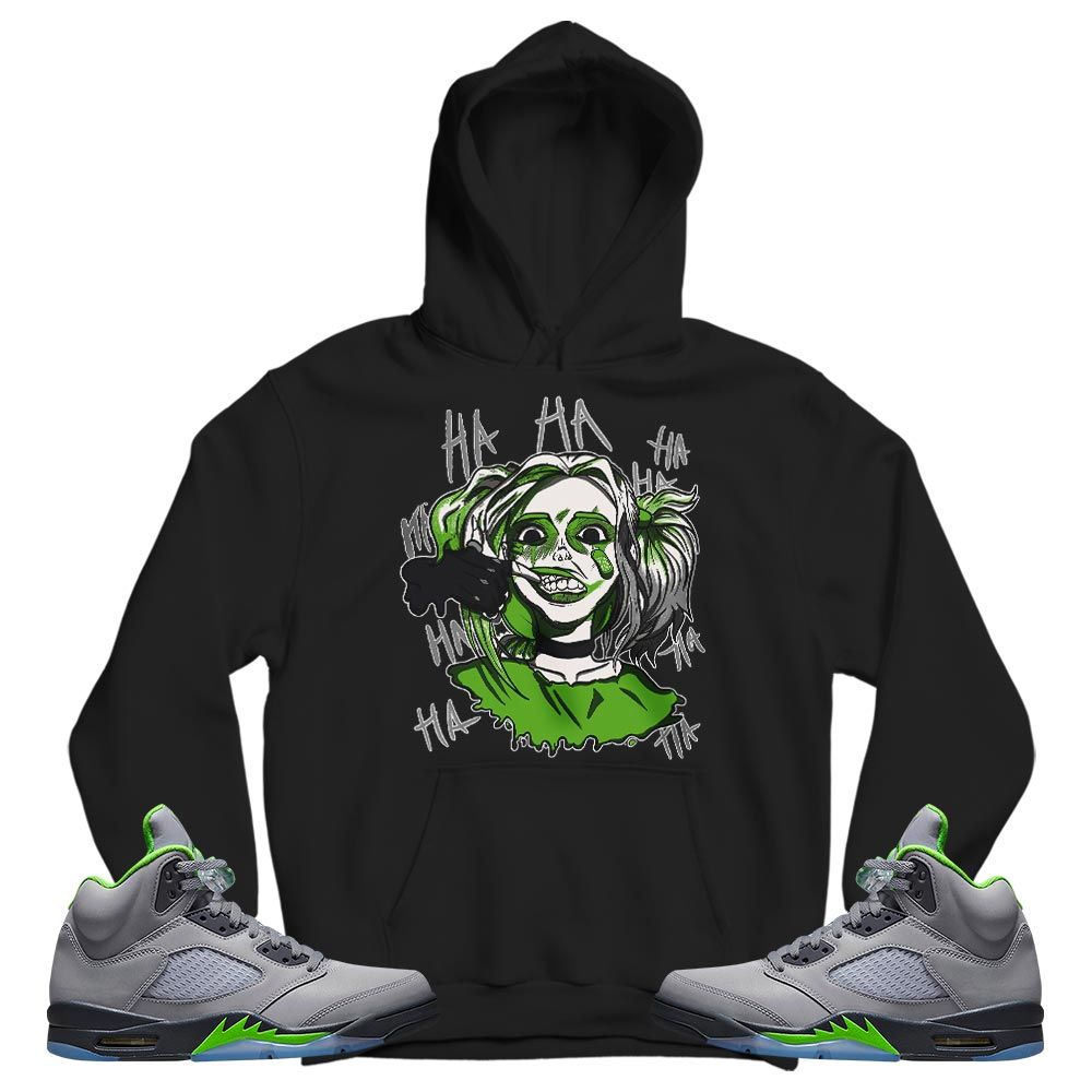 Harley Quinn Sneaker Shirt Match Green Bean 5s, Jordan 5 Retro Green Bean MKO T-Shirt