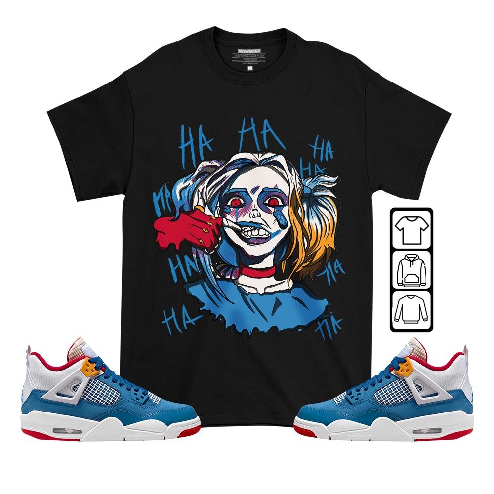 Harley Quinn Sneaker Shirt Match Messy Room 4s, Jordan 4 GS Messy Room MKO T-Shirt Harley Quinn Sneaker Shirt Match Messy Room 4s, Jordan 4 GS Messy Room MKO T-Shirt