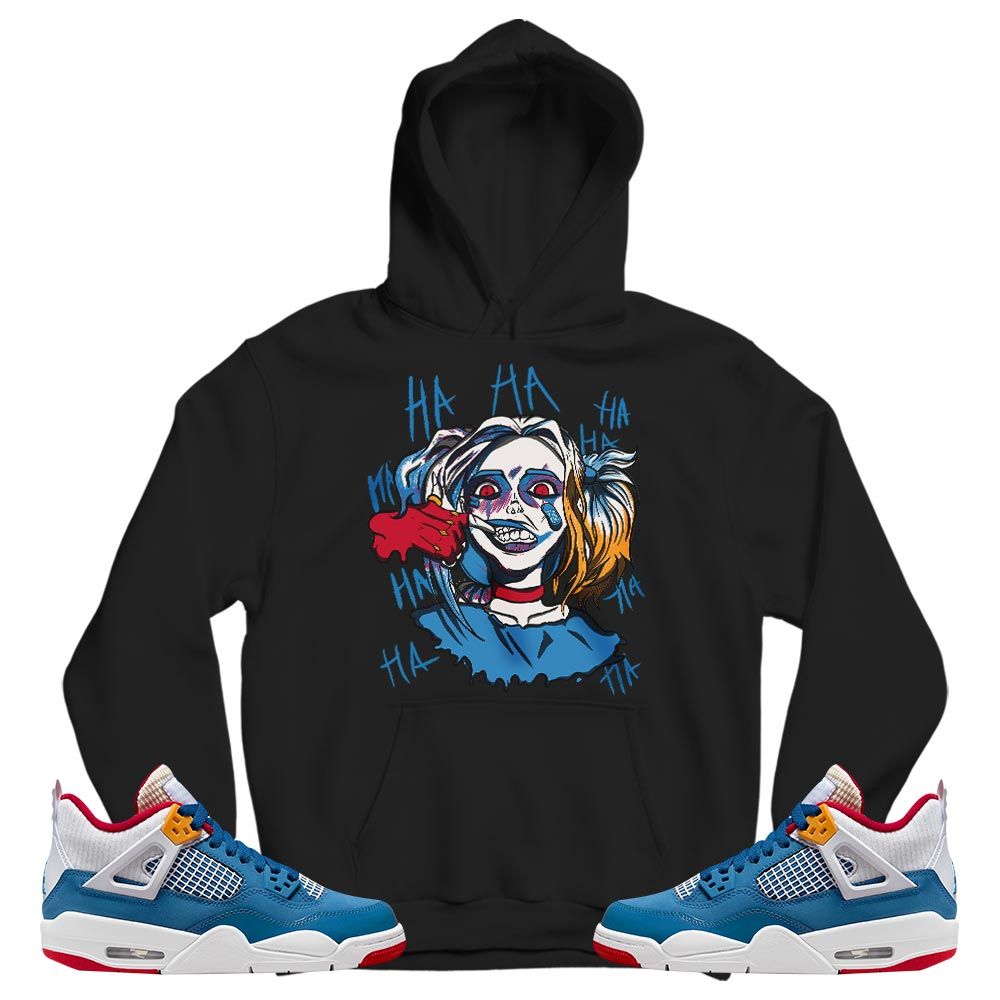 Harley Quinn Sneaker Shirt Match Messy Room 4s, Jordan 4 GS Messy Room MKO T-Shirt