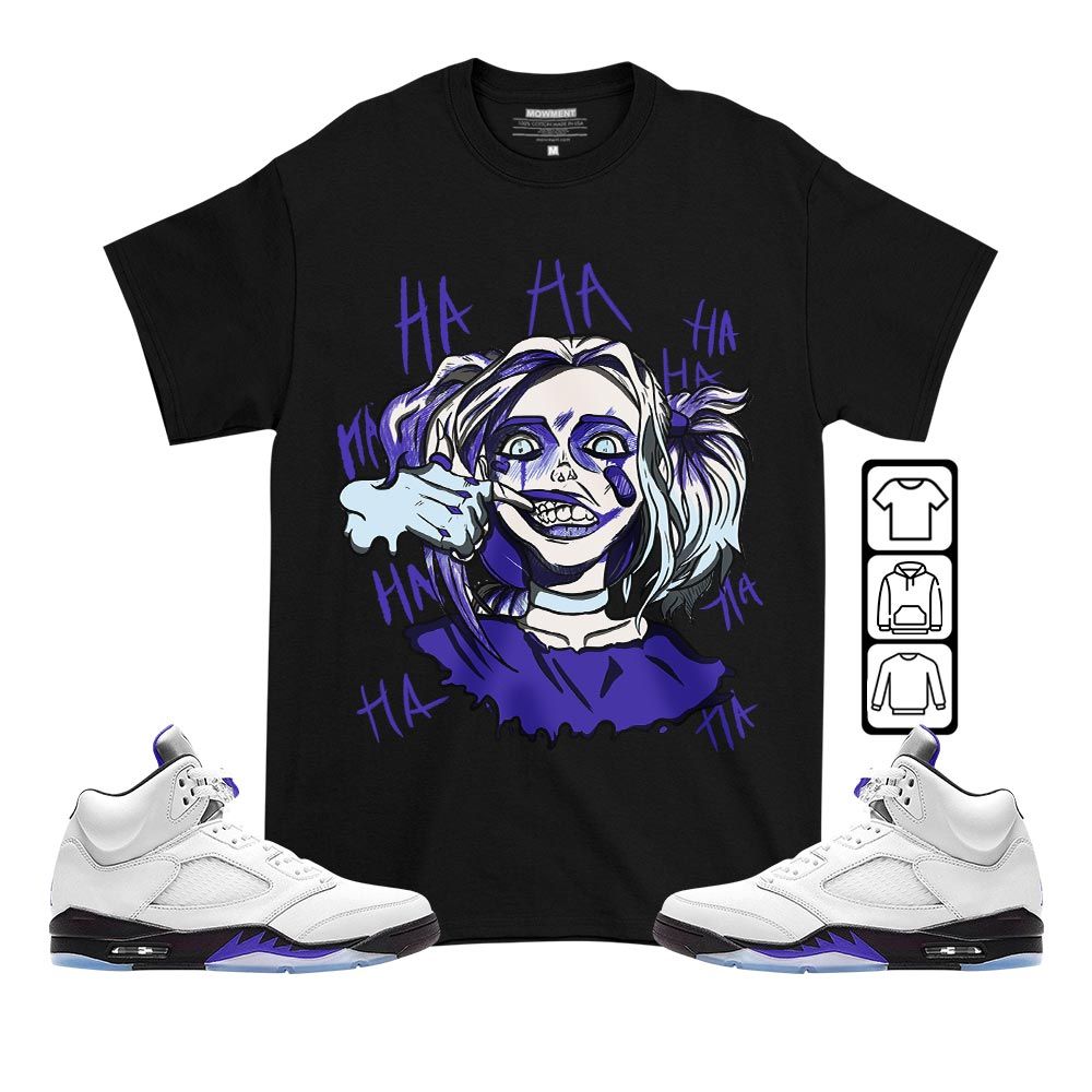 Harley Quinn Sneaker Shirt Match Retro Concord 5s, Jordan 5 Retro Concord MKO T-Shirt Harley Quinn Sneaker Shirt Match Retro Concord 5s, Jordan 5 Retro Concord MKO T-Shirt