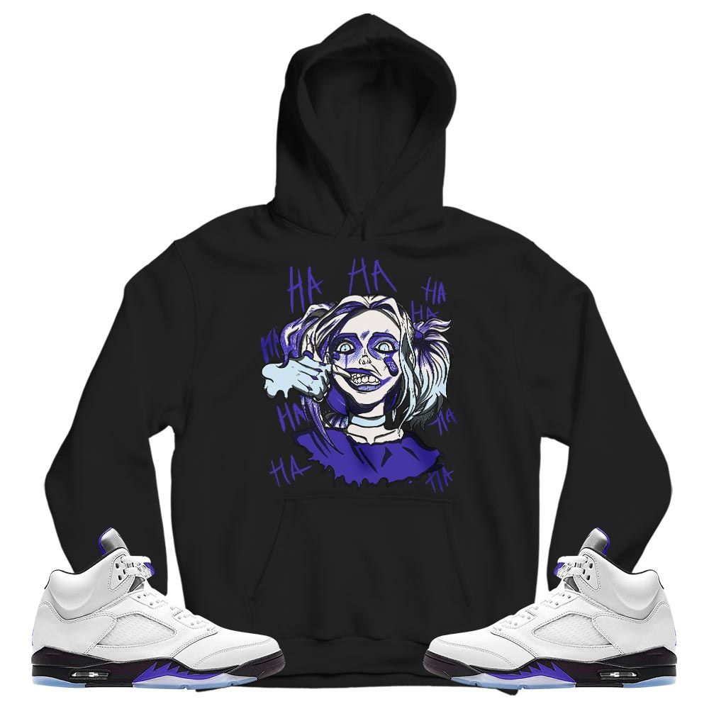 Harley Quinn Sneaker Shirt Match Retro Concord 5s, Jordan 5 Retro Concord MKO T-Shirt