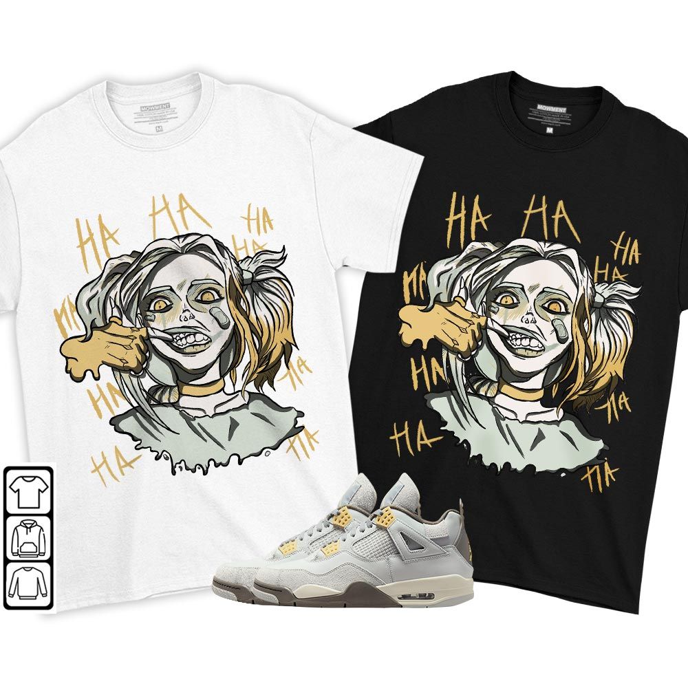 Harley Quinn Sneaker Shirt Match Retro Craft 4s, Jordan 4 Craft Photon Dust MKO T-Shirt Harley Quinn Sneaker Shirt Match Retro Craft 4s, Jordan 4 Craft Photon Dust MKO T-Shirt