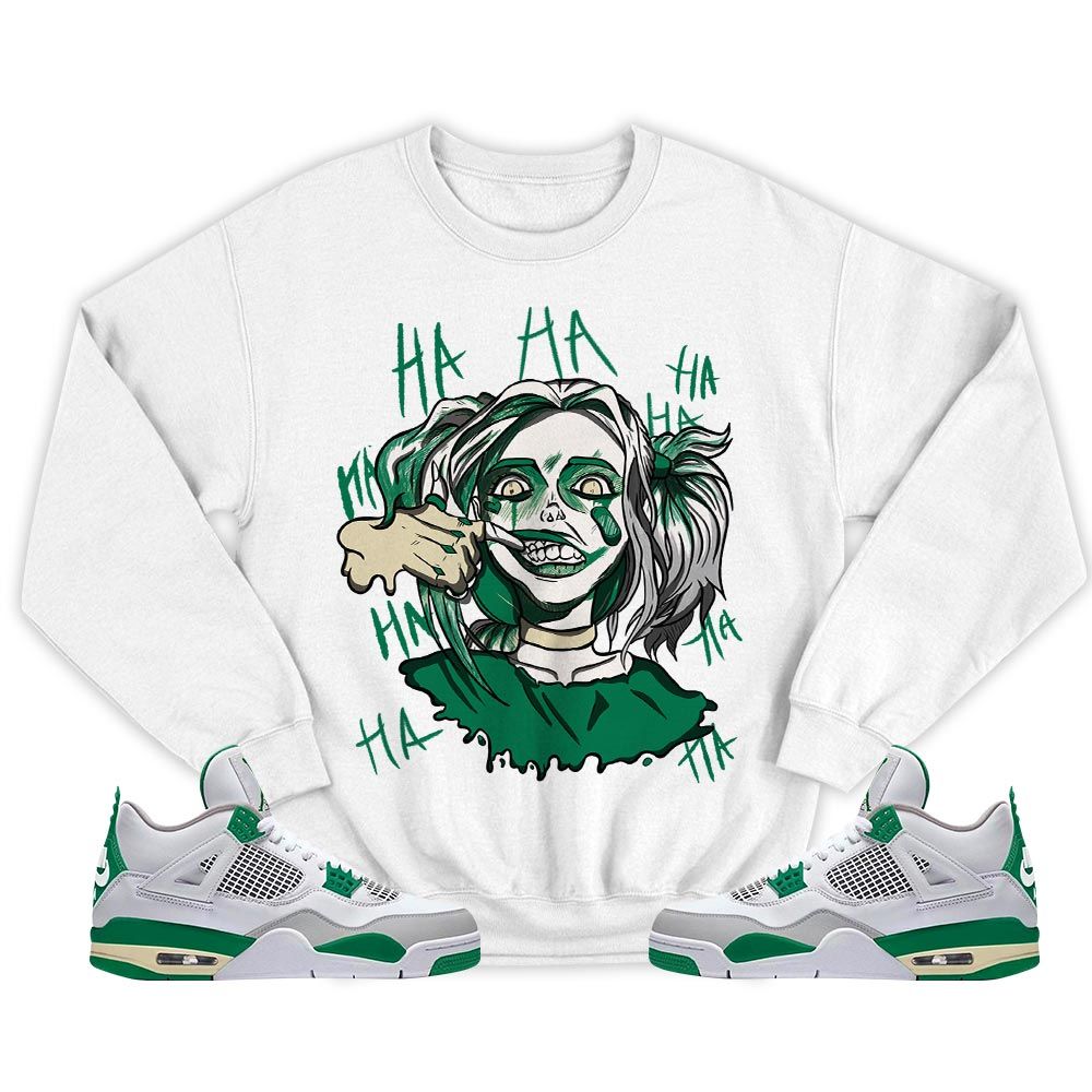 Harley Quinn Sneaker Shirt Match Retro Pine Green 4s, Jordan 4 Pine Green MKO T-Shirt Harley Quinn Sneaker Shirt Match Retro Pine Green 4s, Jordan 4 Pine Green MKO T-Shirt