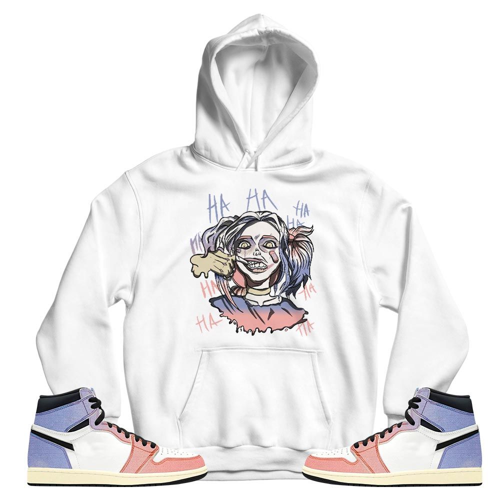 Harley Quinn Sneaker Shirt Match Retro Skyline 1s, Jordan 1 High OG Skyline MKO T-Shirt Harley Quinn Sneaker Shirt Match Retro Skyline 1s, Jordan 1 High OG Skyline MKO T-Shirt