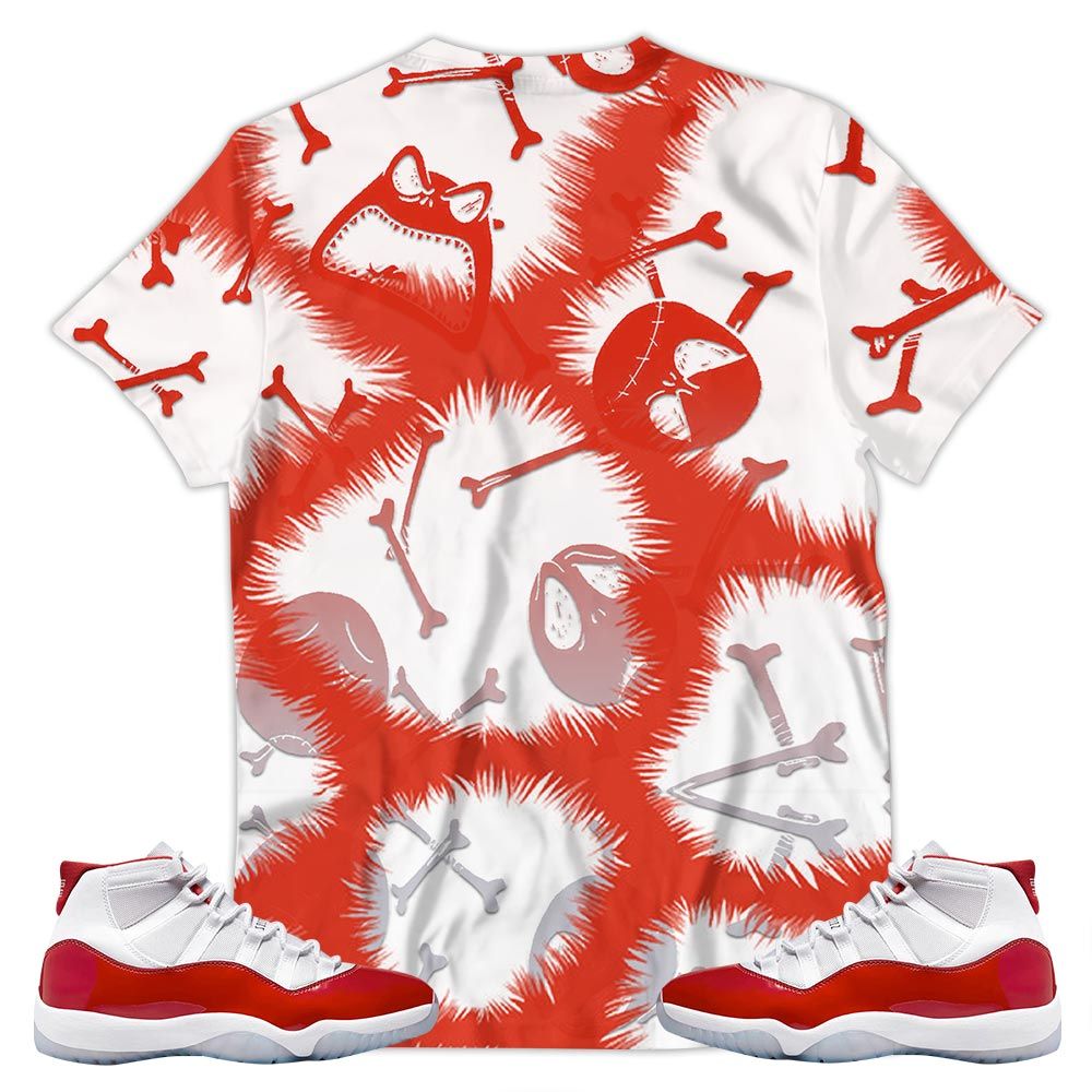 Head Of A Misunderstood Chucky Cartoon 90S Sneaker Shirt Match Cherry 11S, Jordan 11 Retro Cherry Hoodie Sweatshirt Tee All Over Print MKO Shirt