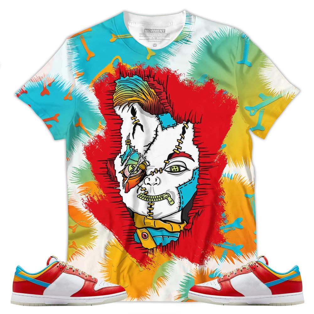 Head Of A Misunderstood Chucky Cartoon 90S Sneaker Shirt Match Fruity Pebbles Shoes, Dunk Low Fruity Pebbles Hoodie Sweatshirt Tee All Over Print MKO Shirt Head Of A Misunderstood Chucky Cartoon 90S Sneaker Shirt Match Fruity Pebbles Shoes, Dunk Low Fruity Pebbles Hoodie Sweatshirt Tee All Over Print MKO Shirt