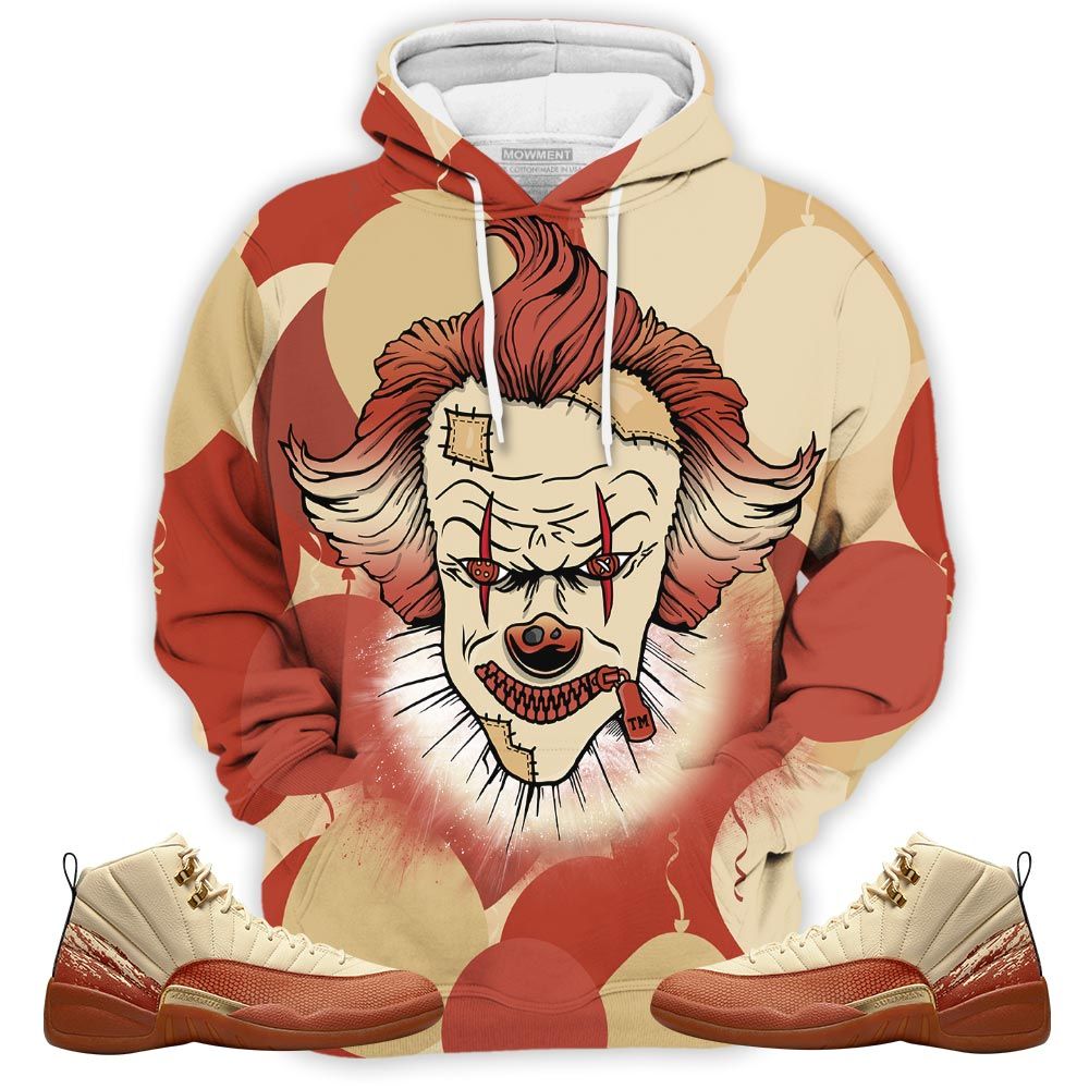 Head Of A Misunderstood Clown Sneaker Shirt Match Eastside Golf 12S, Jordan 12 Retro Eastside Golf Hoodie Sweatshirt Tee All Over Print MKO Shirt