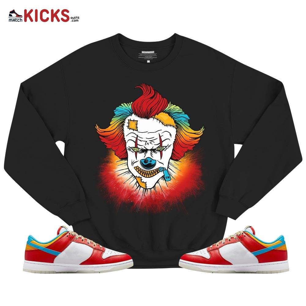 Head Of A Misunderstood Clown Sneaker Shirt Match Fruity Pebbles Shoes, Dunk Low Fruity Pebbles MKO T-Shirt Head Of A Misunderstood Clown Sneaker Shirt Match Fruity Pebbles Shoes, Dunk Low Fruity Pebbles MKO T-Shirt