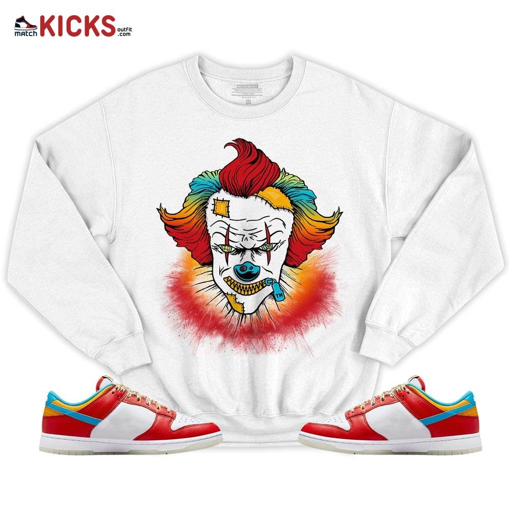 Head Of A Misunderstood Clown Sneaker Shirt Match Fruity Pebbles Shoes, Dunk Low Fruity Pebbles MKO T-Shirt Head Of A Misunderstood Clown Sneaker Shirt Match Fruity Pebbles Shoes, Dunk Low Fruity Pebbles MKO T-Shirt