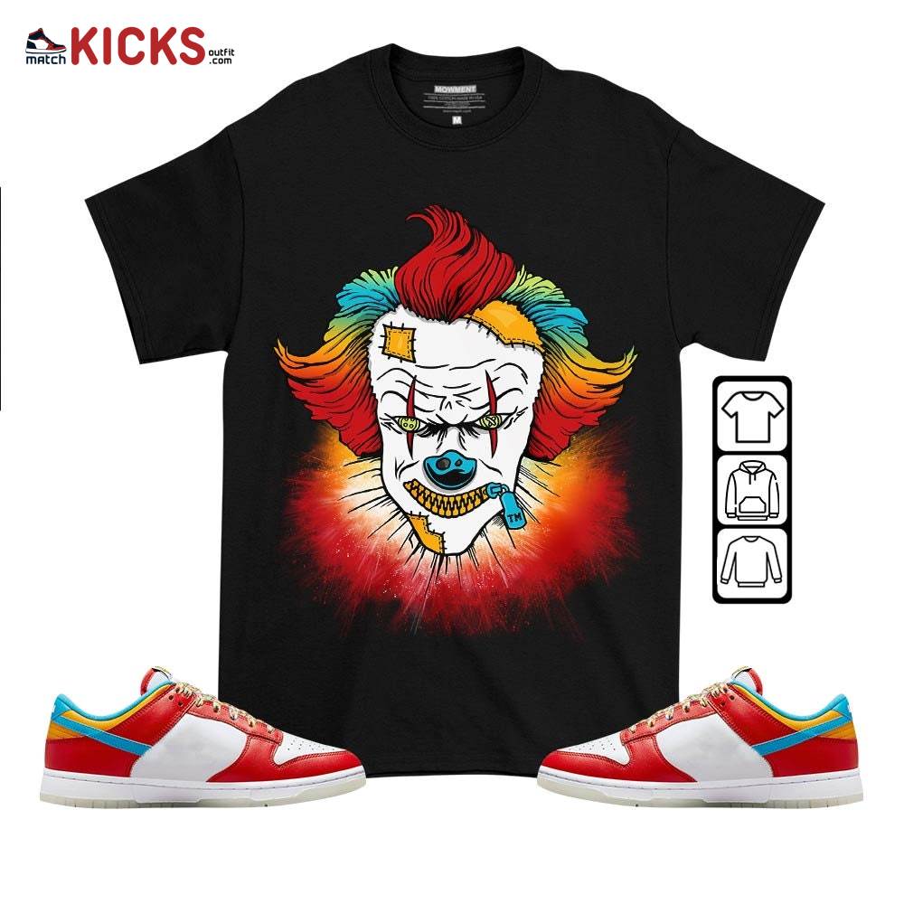 Head Of A Misunderstood Clown Sneaker Shirt Match Fruity Pebbles Shoes, Dunk Low Fruity Pebbles MKO T-Shirt Head Of A Misunderstood Clown Sneaker Shirt Match Fruity Pebbles Shoes, Dunk Low Fruity Pebbles MKO T-Shirt