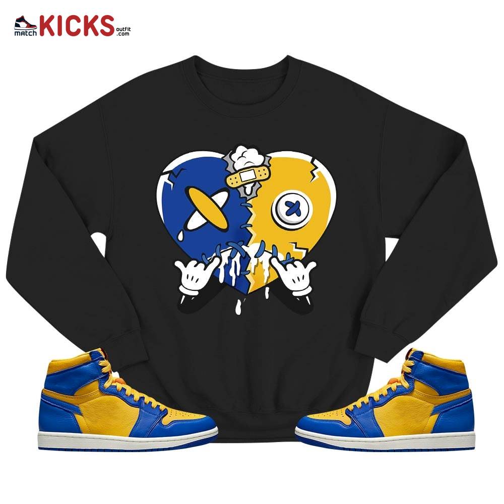 Heart Crying Lover Sneaker Shirt Match 2023 Laney 1s, Jordan 1 Retro High Laney MKO T-Shirt Heart Crying Lover Sneaker Shirt Match 2023 Laney 1s, Jordan 1 Retro High Laney MKO T-Shirt