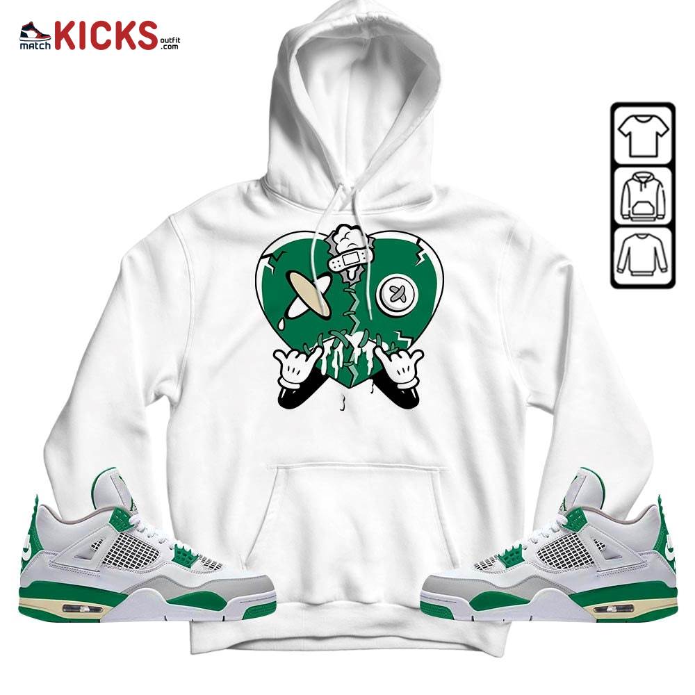 Heart Crying Lover Sneaker Shirt Match Retro Pine Green 4s, Jordan 4 Pine Green MKO Hoodie Heart Crying Lover Sneaker Shirt Match Retro Pine Green 4s, Jordan 4 Pine Green MKO Hoodie
