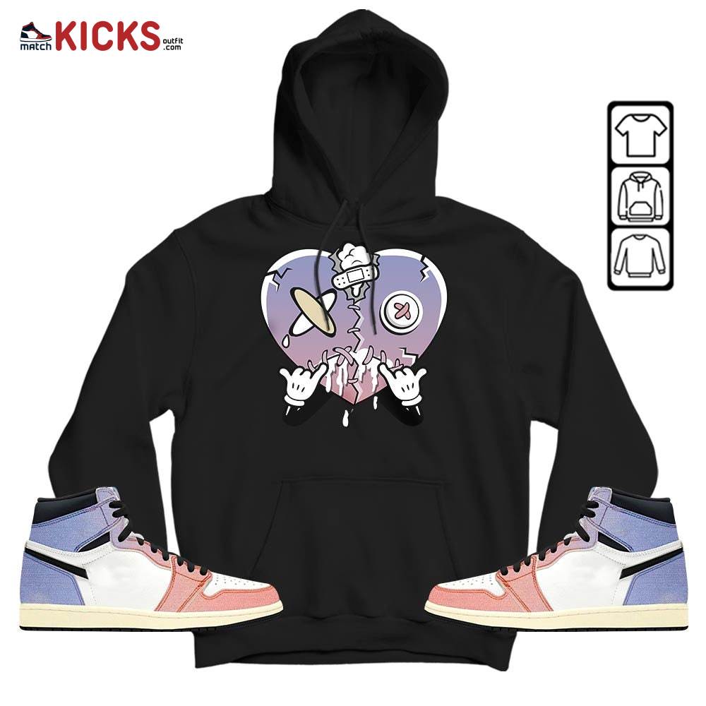 Heart Crying Lover Sneaker Shirt Match Retro Skyline 1s, Jordan 1 High OG Skyline MKO Hoodie Heart Crying Lover Sneaker Shirt Match Retro Skyline 1s, Jordan 1 High OG Skyline MKO Hoodie