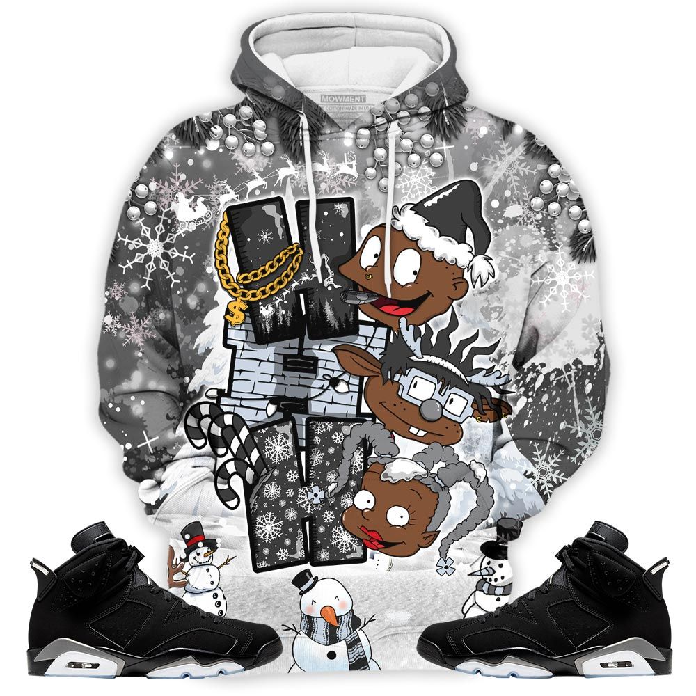Hohoho Rugrats Christmas Sneaker Shirt Match Black Chrome 6S, Jordan 6 Black Chrome Hoodie Sweatshirt Tee All Over Print MKO Shirt Hohoho Rugrats Christmas Sneaker Shirt Match Black Chrome 6S, Jordan 6 Black Chrome Hoodie Sweatshirt Tee All Over Print MKO Shirt