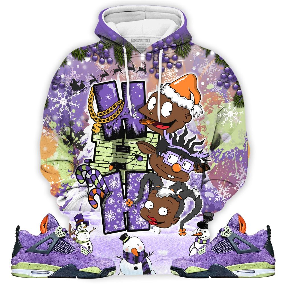Hohoho Rugrats Christmas Sneaker Shirt Match Canyon Purple 4S, Jordan 4 Canyon Purple Hoodie Sweatshirt Tee All Over Print MKO Shirt Hohoho Rugrats Christmas Sneaker Shirt Match Canyon Purple 4S, Jordan 4 Canyon Purple Hoodie Sweatshirt Tee All Over Print MKO Shirt
