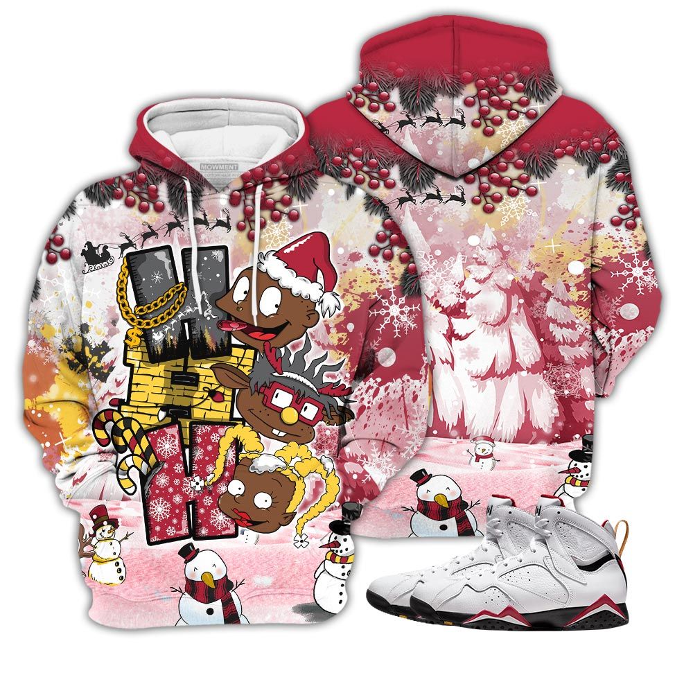 Hohoho Rugrats Christmas Sneaker Shirt Match Cardinal 7S, Jordan 7 Retro Cardinal Hoodie Sweatshirt Tee All Over Print MKO Shirt Hohoho Rugrats Christmas Sneaker Shirt Match Cardinal 7S, Jordan 7 Retro Cardinal Hoodie Sweatshirt Tee All Over Print MKO Shirt