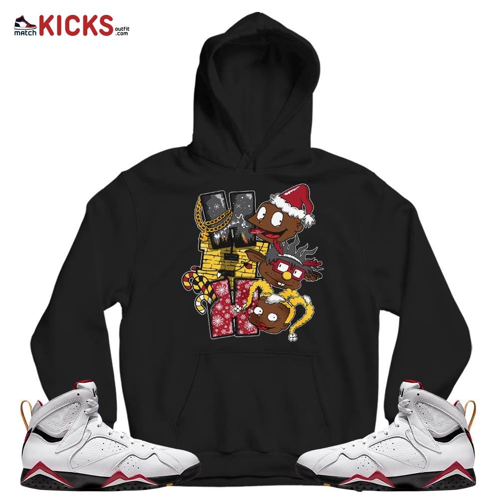 HoHoHo Rugrats Christmas Sneaker Shirt Match Cardinal 7s, Jordan 7 Retro Cardinal MKO T-Shirt HoHoHo Rugrats Christmas Sneaker Shirt Match Cardinal 7s, Jordan 7 Retro Cardinal MKO T-Shirt