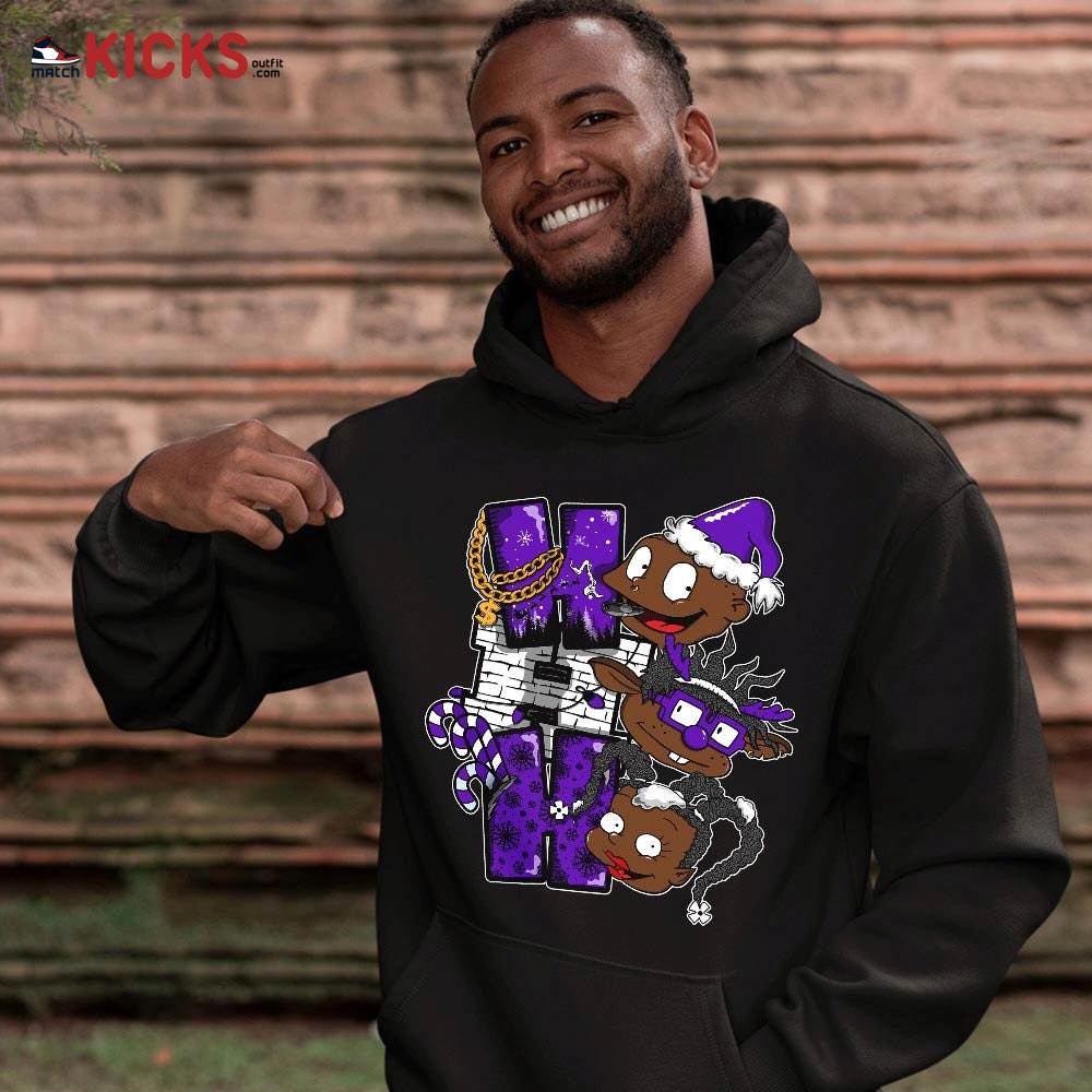 HoHoHo Rugrats Christmas Sneaker Shirt Match Dark Iris 3s, Jordan 3 Retro Dark Iris MKO T-Shirt HoHoHo Rugrats Christmas Sneaker Shirt Match Dark Iris 3s, Jordan 3 Retro Dark Iris MKO T-Shirt