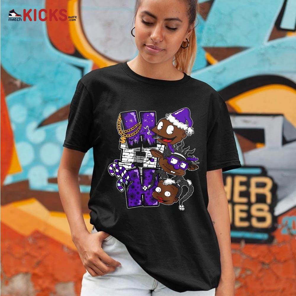 HoHoHo Rugrats Christmas Sneaker Shirt Match Dark Iris 3s, Jordan 3 Retro Dark Iris MKO T-Shirt HoHoHo Rugrats Christmas Sneaker Shirt Match Dark Iris 3s, Jordan 3 Retro Dark Iris MKO T-Shirt