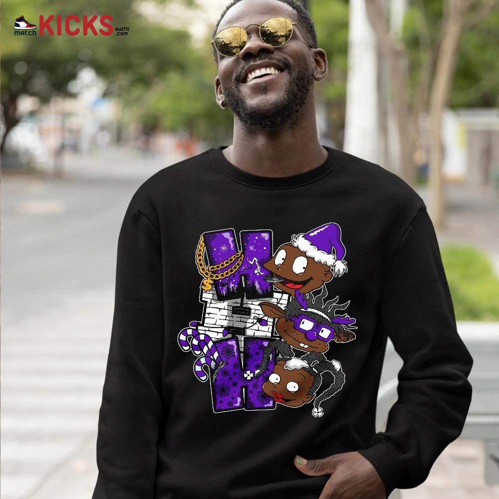 HoHoHo Rugrats Christmas Sneaker Shirt Match Dark Iris 3s, Jordan 3 Retro Dark Iris MKO T-Shirt HoHoHo Rugrats Christmas Sneaker Shirt Match Dark Iris 3s, Jordan 3 Retro Dark Iris MKO T-Shirt