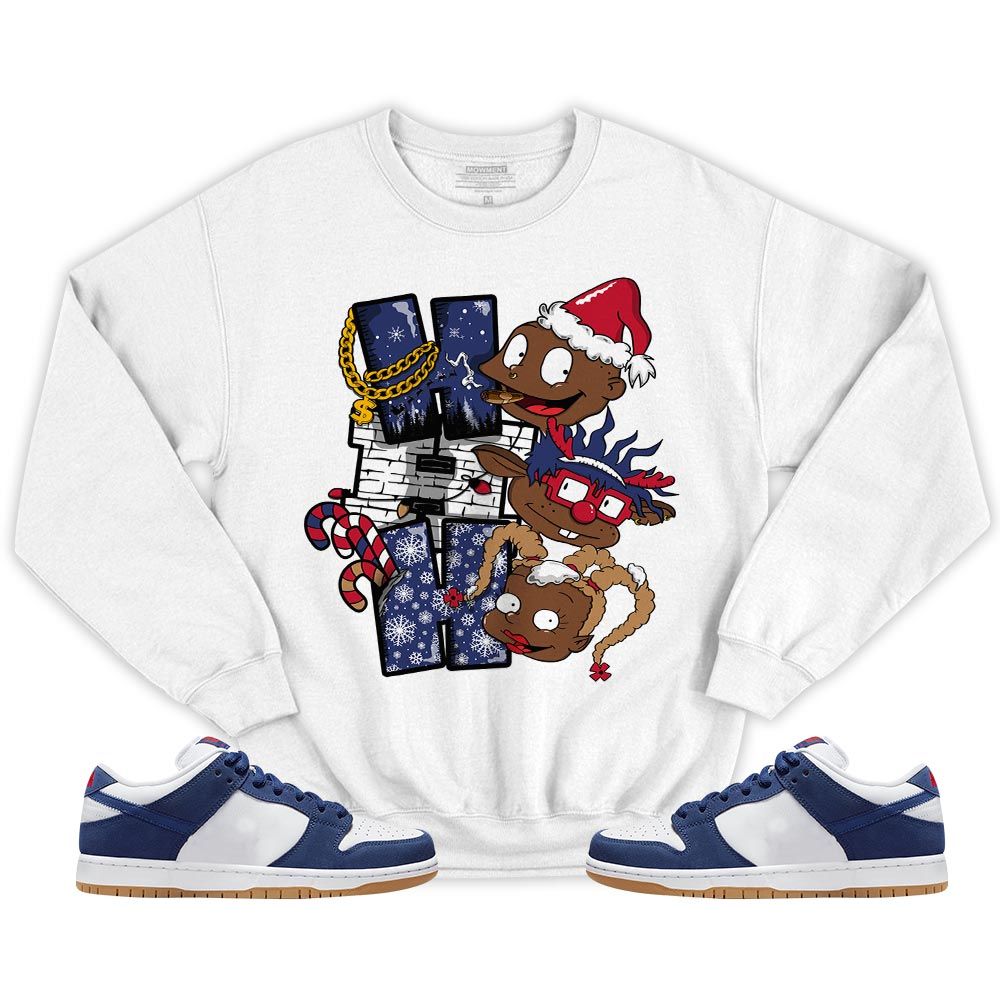 HoHoHo Rugrats Christmas Sneaker Shirt Match Dunk Low Dodgers, SB Dunk Low Premium Deep Royal Blue MKO T-Shirt HoHoHo Rugrats Christmas Sneaker Shirt Match Dunk Low Dodgers, SB Dunk Low Premium Deep Royal Blue MKO T-Shirt