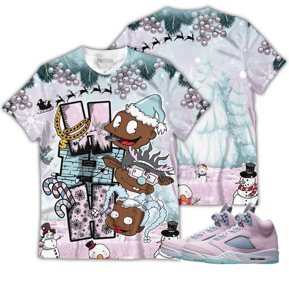 Hohoho Rugrats Christmas Sneaker Shirt Match Easter 5S, Jordan 5 Retro Easter Hoodie Sweatshirt Tee All Over Print MKO Shirt Hohoho Rugrats Christmas Sneaker Shirt Match Easter 5S, Jordan 5 Retro Easter Hoodie Sweatshirt Tee All Over Print MKO Shirt