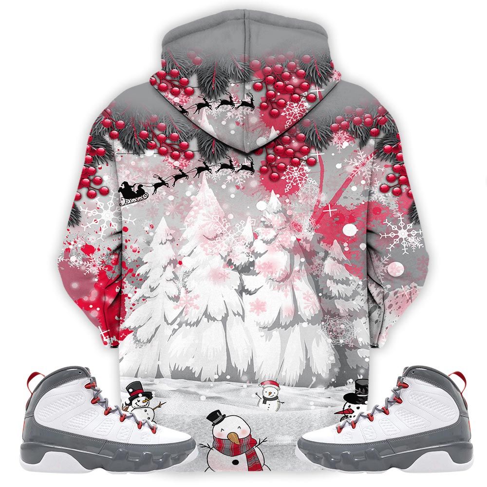Hohoho Rugrats Christmas Sneaker Shirt Match Fire Red 9S, Jordan 9 Retro Fire Red Hoodie Sweatshirt Tee All Over Print MKO Shirt