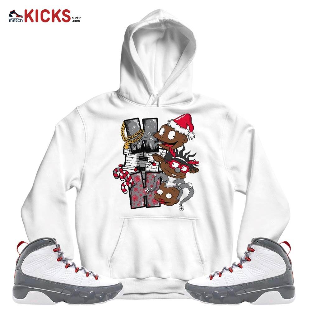 HoHoHo Rugrats Christmas Sneaker Shirt Match Fire Red 9s, Jordan 9 Retro Fire Red MKO T-Shirt HoHoHo Rugrats Christmas Sneaker Shirt Match Fire Red 9s, Jordan 9 Retro Fire Red MKO T-Shirt