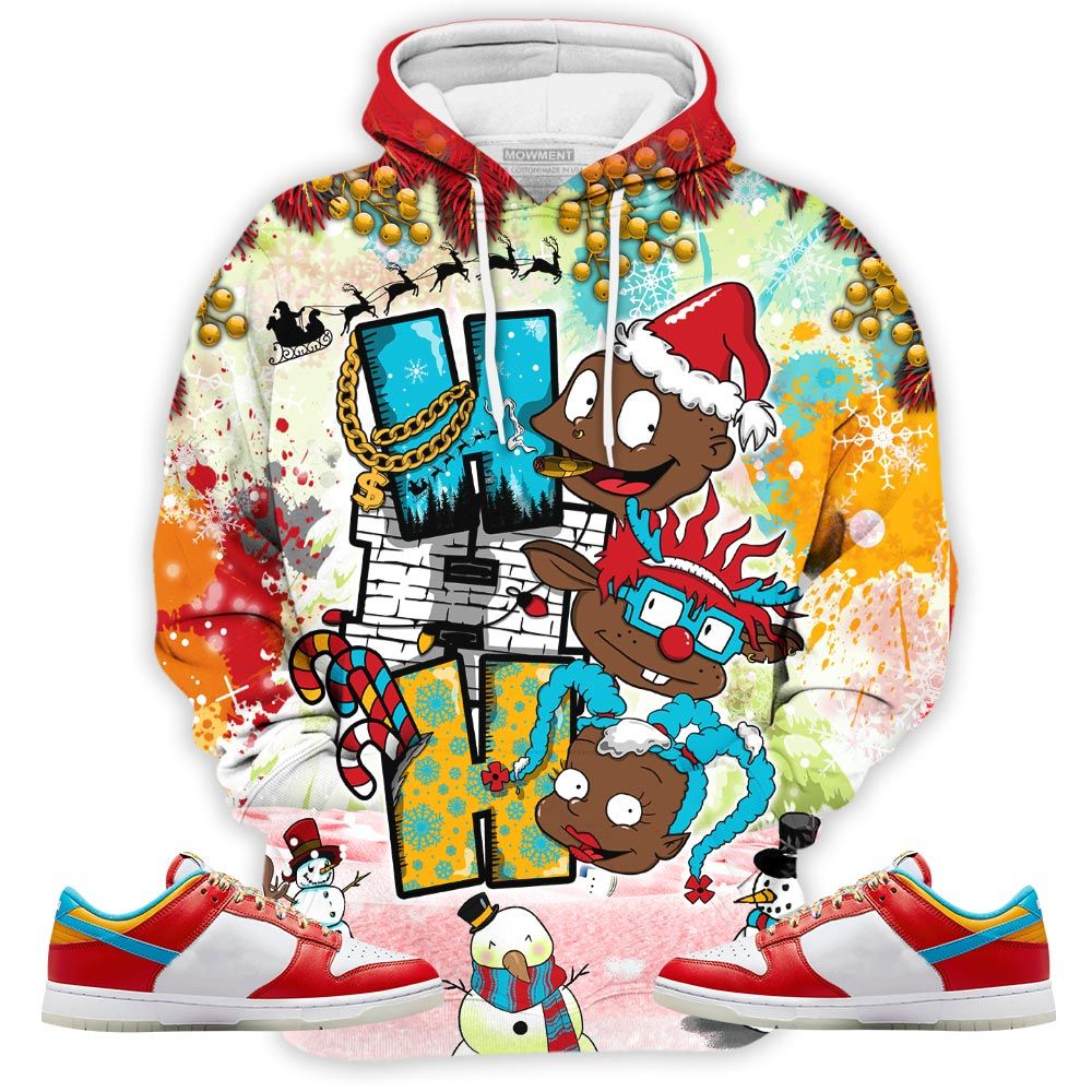Hohoho Rugrats Christmas Sneaker Shirt Match Fruity Pebbles Shoes, Dunk Low Fruity Pebbles Hoodie Sweatshirt Tee All Over Print MKO Shirt Hohoho Rugrats Christmas Sneaker Shirt Match Fruity Pebbles Shoes, Dunk Low Fruity Pebbles Hoodie Sweatshirt Tee All Over Print MKO Shirt
