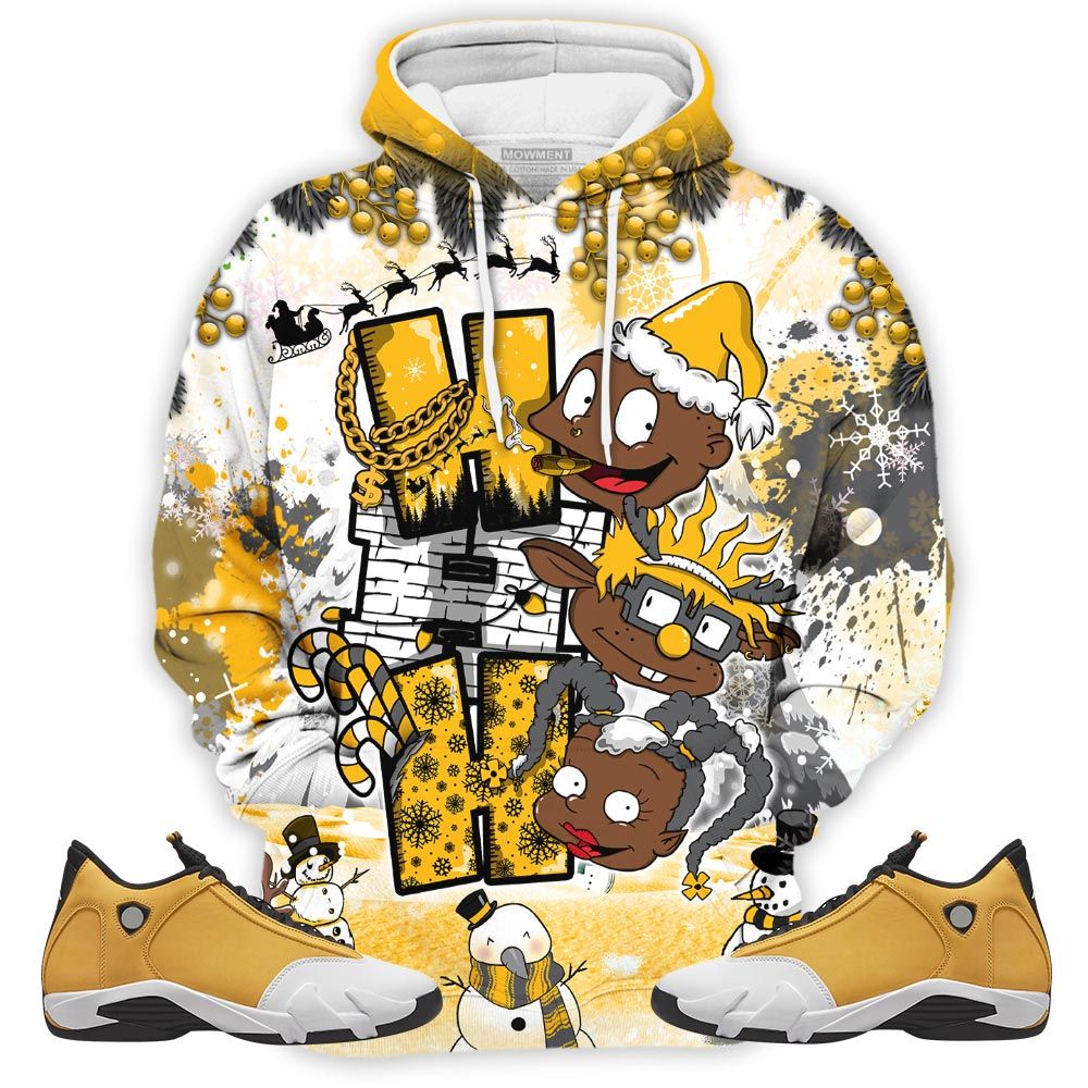 Hohoho Rugrats Christmas Sneaker Shirt Match Light Ginger 14S, Jordan 14 Retro Light Ginger Hoodie Sweatshirt Tee All Over Print MKO Shirt Hohoho Rugrats Christmas Sneaker Shirt Match Light Ginger 14S, Jordan 14 Retro Light Ginger Hoodie Sweatshirt Tee All Over Print MKO Shirt