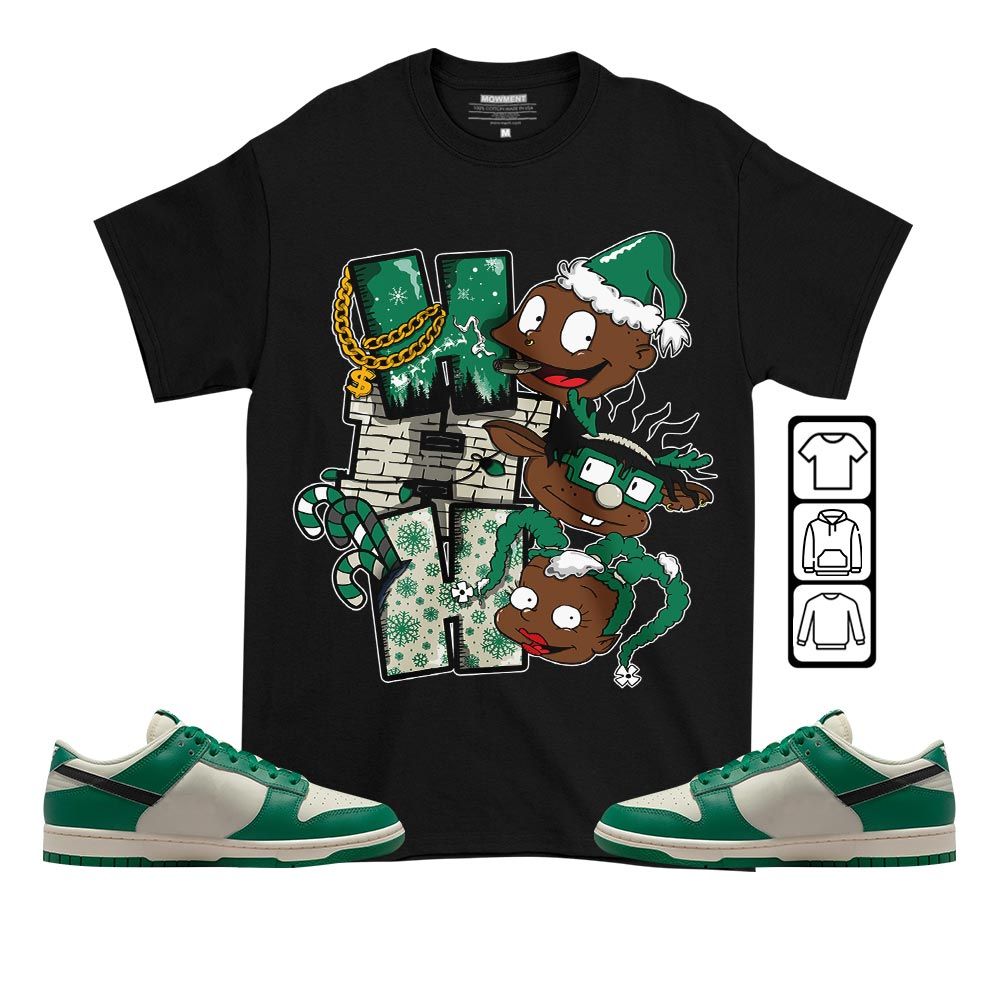 HoHoHo Rugrats Christmas Sneaker Shirt Match Low Lottery Green, Dunk Low Lottery Green MKO T-Shirt HoHoHo Rugrats Christmas Sneaker Shirt Match Low Lottery Green, Dunk Low Lottery Green MKO T-Shirt