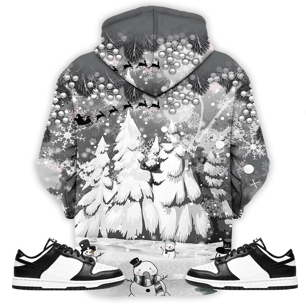 Hohoho Rugrats Christmas Sneaker Shirt Match Low Panda Black White, Dunk Low Panda 2022 Hoodie Sweatshirt Tee All Over Print MKO Shirt