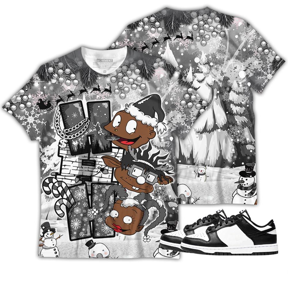 Hohoho Rugrats Christmas Sneaker Shirt Match Low Panda Black White, Dunk Low Panda 2022 Hoodie Sweatshirt Tee All Over Print MKO Shirt Hohoho Rugrats Christmas Sneaker Shirt Match Low Panda Black White, Dunk Low Panda 2022 Hoodie Sweatshirt Tee All Over Print MKO Shirt