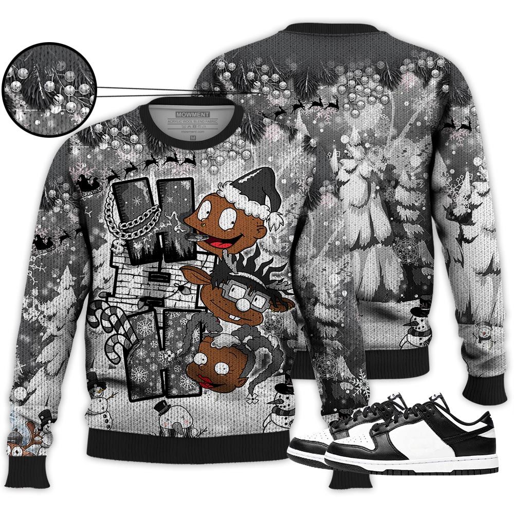 Hohoho Rugrats Christmas Sneaker Shirt Match Low Panda Black White, Dunk Low Panda 2022 Hoodie Sweatshirt Tee All Over Print MKO Shirt Hohoho Rugrats Christmas Sneaker Shirt Match Low Panda Black White, Dunk Low Panda 2022 Hoodie Sweatshirt Tee All Over Print MKO Shirt
