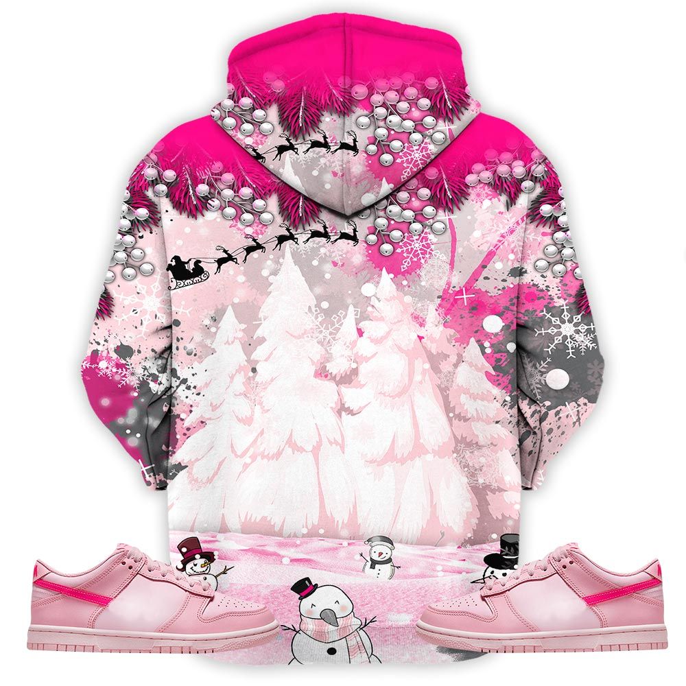 Hohoho Rugrats Christmas Sneaker Shirt Match Low Triple Pink, Dunk Low Triple Pink Hoodie Sweatshirt Tee All Over Print MKO Shirt