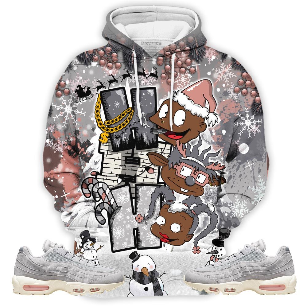 Hohoho Rugrats Christmas Sneaker Shirt Match Max Grey Fog 95S, Air Max 95 Grey Fog Hoodie Sweatshirt Tee All Over Print MKO Shirt Hohoho Rugrats Christmas Sneaker Shirt Match Max Grey Fog 95S, Air Max 95 Grey Fog Hoodie Sweatshirt Tee All Over Print MKO Shirt