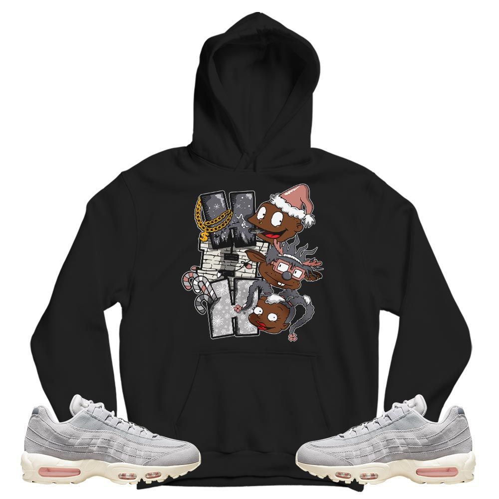 HoHoHo Rugrats Christmas Sneaker Shirt Match Max Grey Fog 95s, Air Max 95 Grey Fog MKO T-Shirt