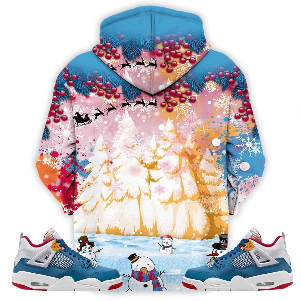 Hohoho Rugrats Christmas Sneaker Shirt Match Messy Room 4S, Jordan 4 Gs Messy Room Hoodie Sweatshirt Tee All Over Print MKO Shirt