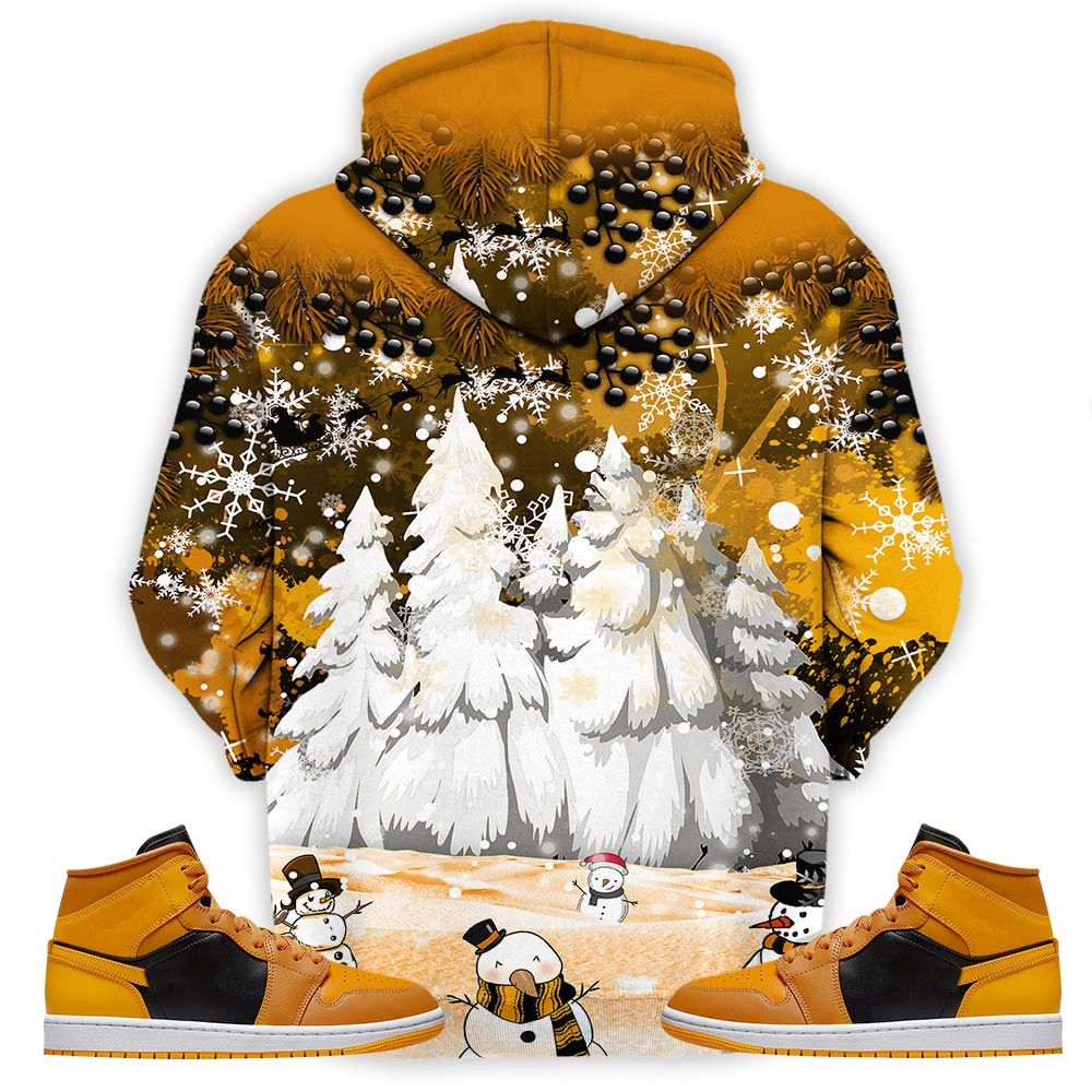 Hohoho Rugrats Christmas Sneaker Shirt Match Mid Chutney 1S, Jordan 1 Mid Chutney Hoodie Sweatshirt Tee All Over Print MKO Shirt