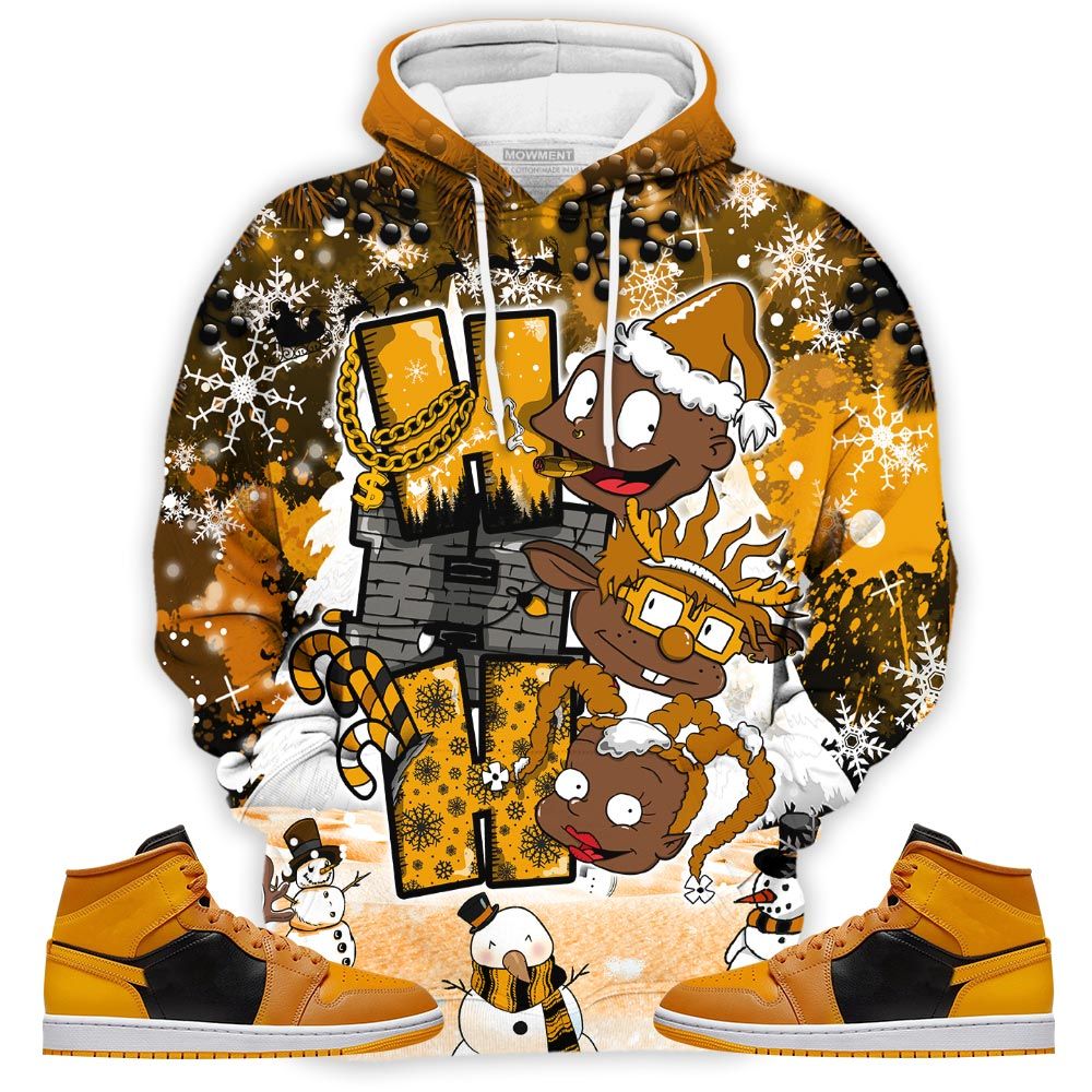 Hohoho Rugrats Christmas Sneaker Shirt Match Mid Chutney 1S, Jordan 1 Mid Chutney Hoodie Sweatshirt Tee All Over Print MKO Shirt Hohoho Rugrats Christmas Sneaker Shirt Match Mid Chutney 1S, Jordan 1 Mid Chutney Hoodie Sweatshirt Tee All Over Print MKO Shirt